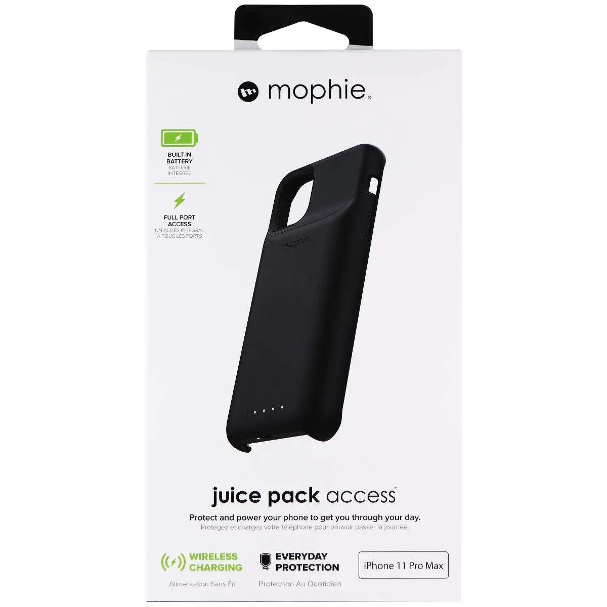 Mophie Juice Pack Access Charging Case for iPhone 11 Pro Max - Black