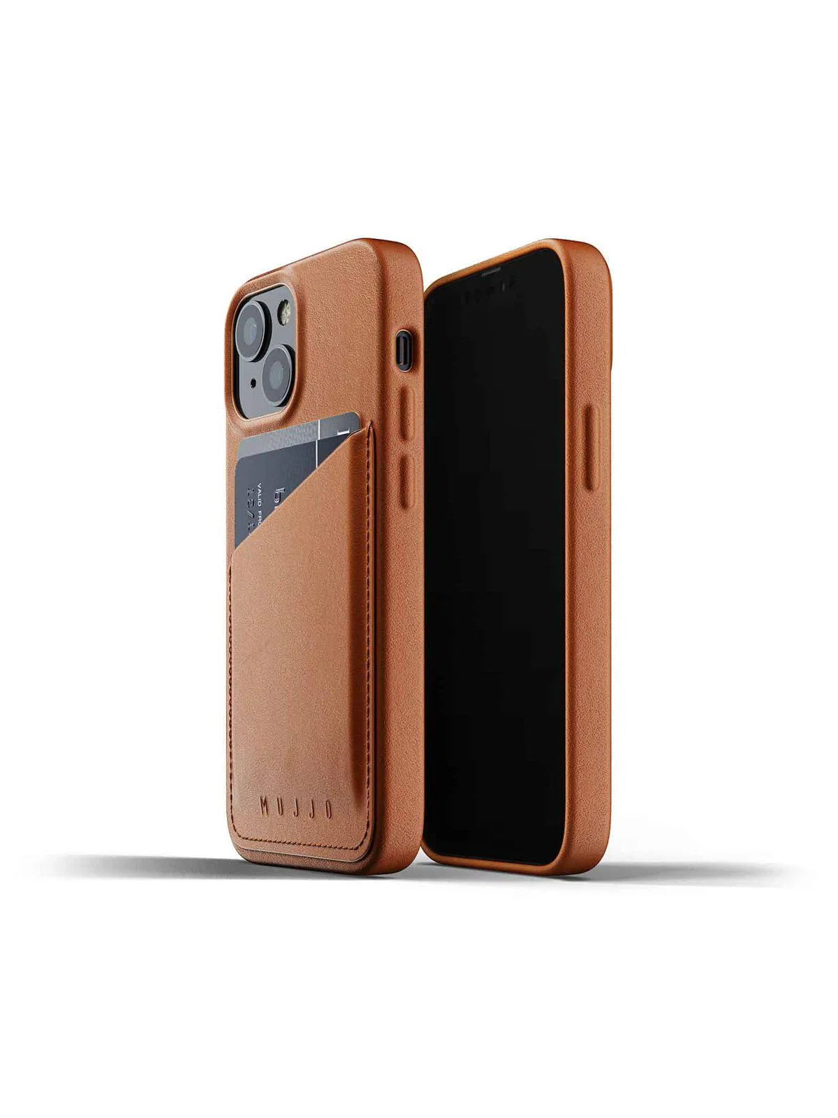 Mujjo Full Leather Wallet Case for iPhone 13 Mini