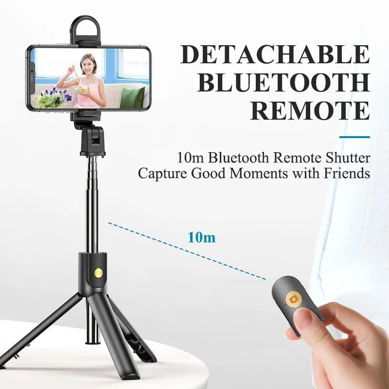 Multifunctional Wireless Bluetooth Selfie Stick