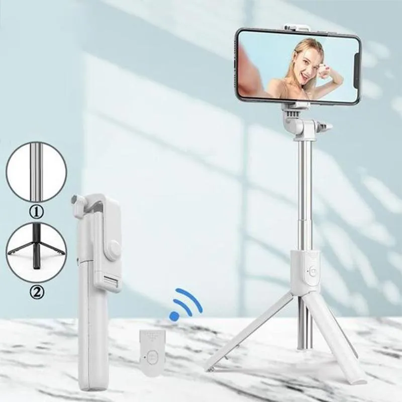 Multifunctional Wireless Bluetooth Selfie Stick