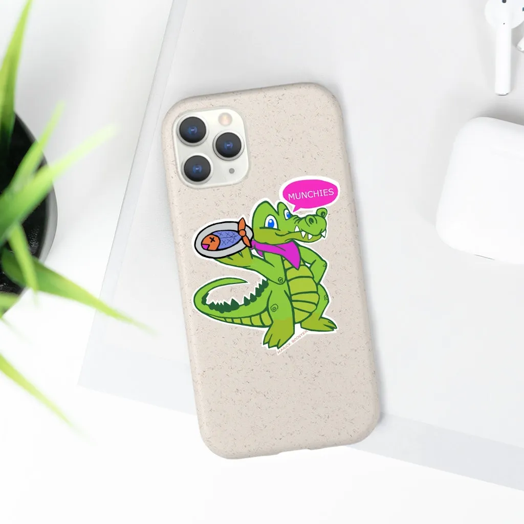 Munchies the Crocodile Biodegradable Case