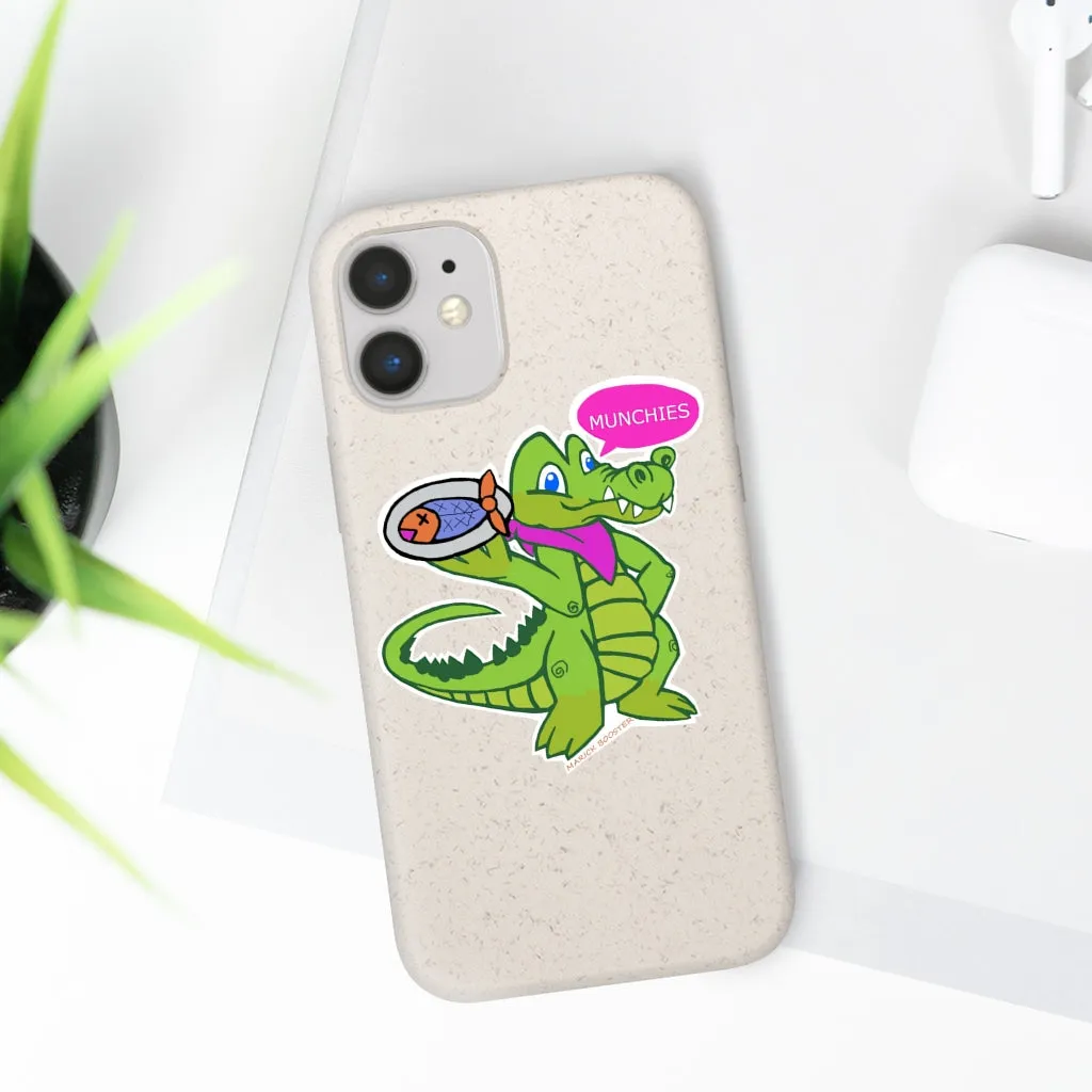 Munchies the Crocodile Biodegradable Case