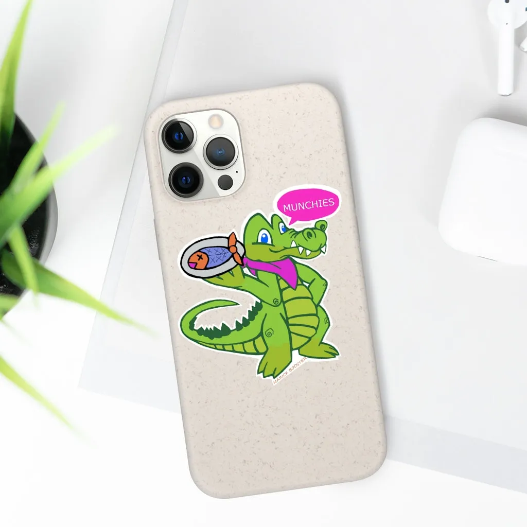 Munchies the Crocodile Biodegradable Case