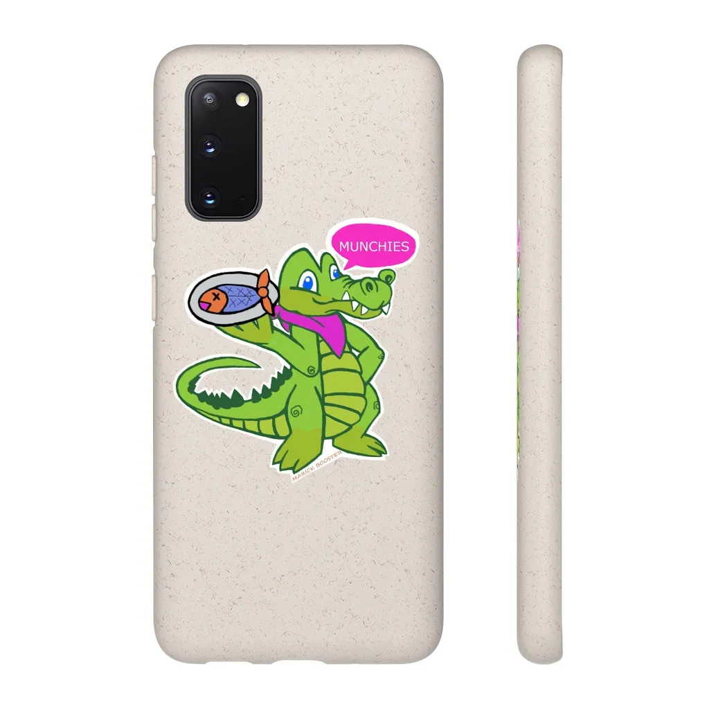 Munchies the Crocodile Biodegradable Case