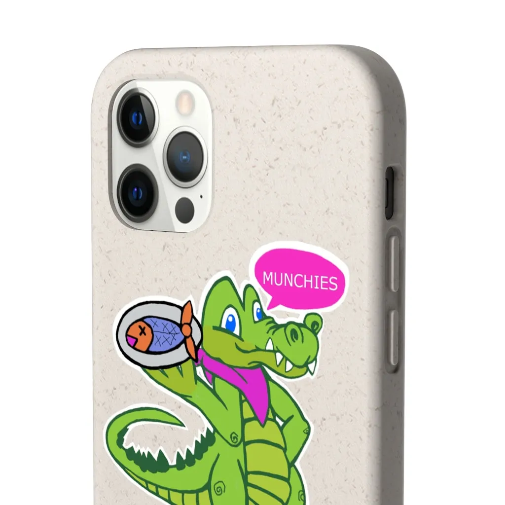 Munchies the Crocodile Biodegradable Case