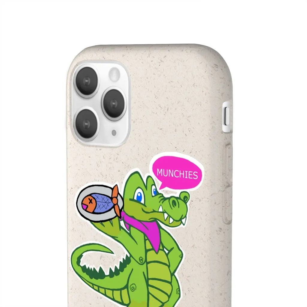 Munchies the Crocodile Biodegradable Case