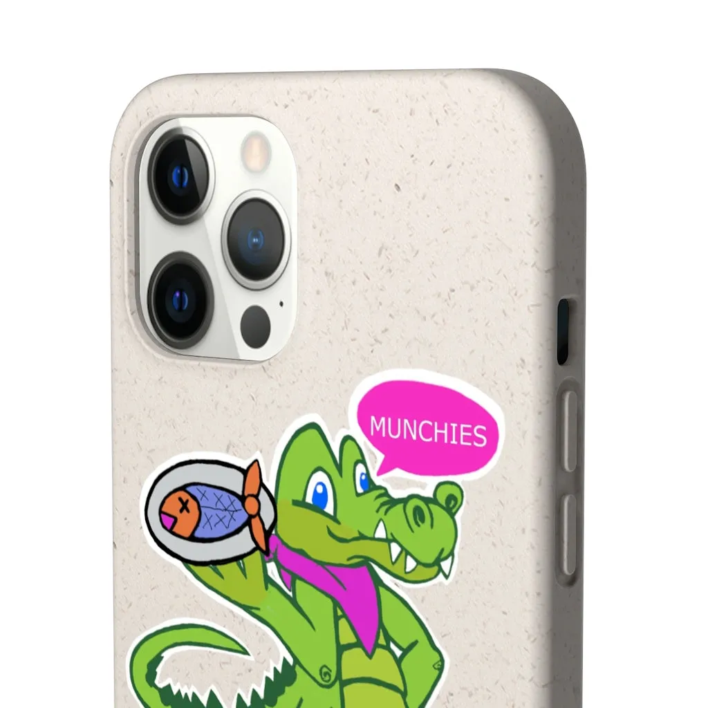 Munchies the Crocodile Biodegradable Case