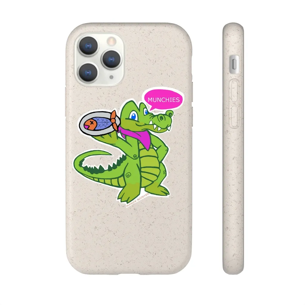 Munchies the Crocodile Biodegradable Case