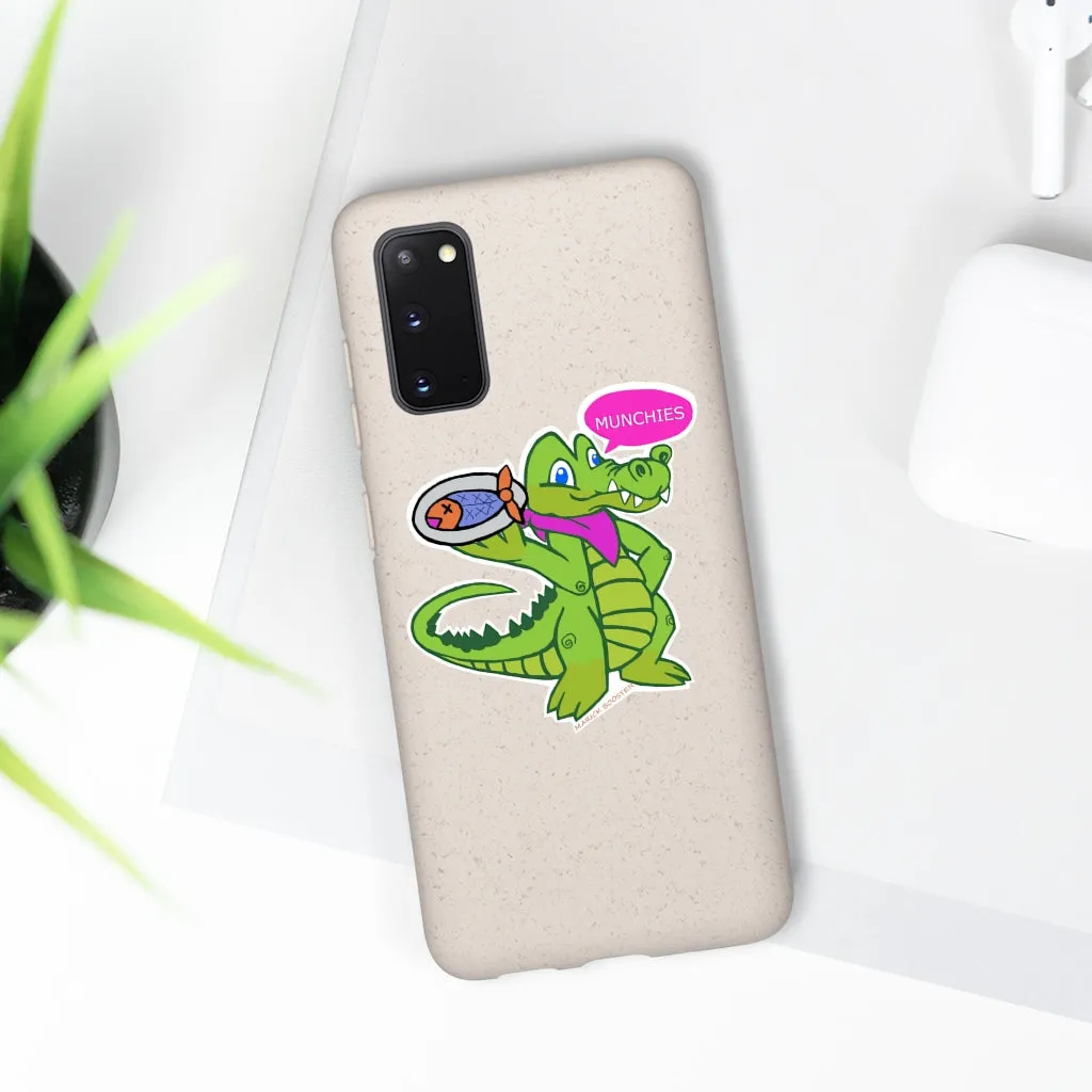 Munchies the Crocodile Biodegradable Case