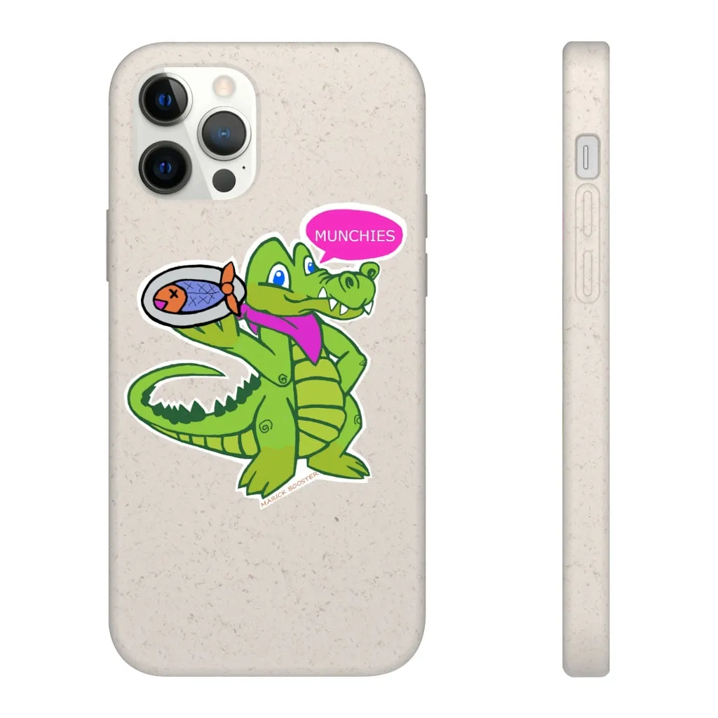 Munchies the Crocodile Biodegradable Case