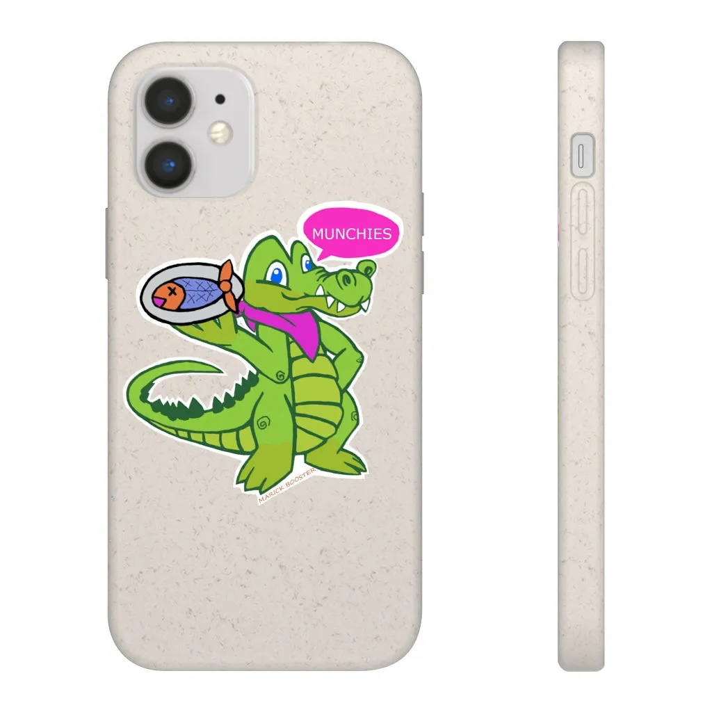 Munchies the Crocodile Biodegradable Case