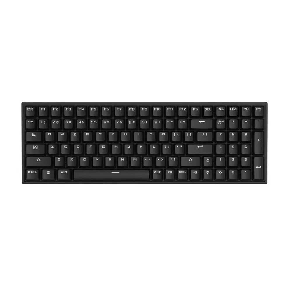 MXRSKEY 96U 96 key dual mode Bluetooth 5.0 Mechanical Keyboard Kit lighting effect RGB switch led type c software macro