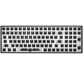 MXRSKEY 96U 96 key dual mode Bluetooth 5.0 Mechanical Keyboard Kit lighting effect RGB switch led type c software macro