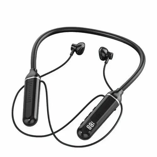 Neck-worn Wireless Bluetooth Headset With Display Function