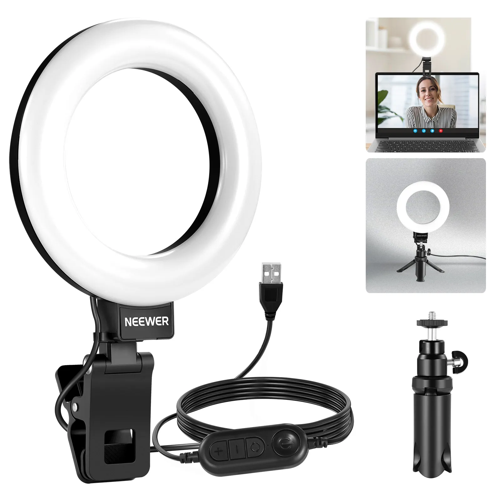 NEEWER BR60 5" Bi-color Mini Ring Light