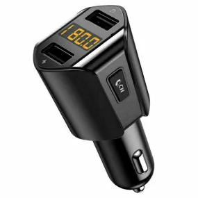 NEW CAR MP3 Player Radio Wireless Bluetooth FM Transmitter Adapter 2xUSB Car Kit