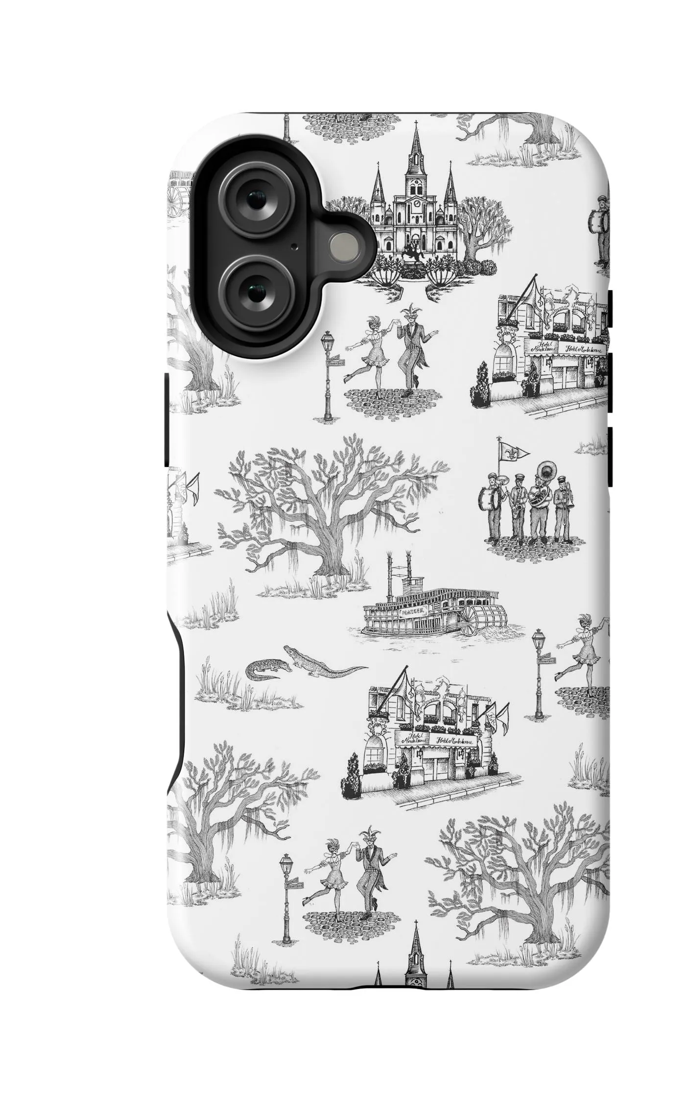 New Orleans Toile iPhone Case