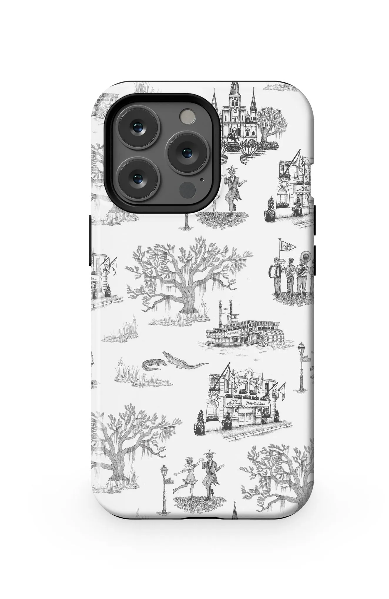 New Orleans Toile iPhone Case