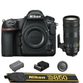 Nikon D850 DSLR Camera with AF-S NIKKOR 70-200mm f/2.8E FL ED VR Lens