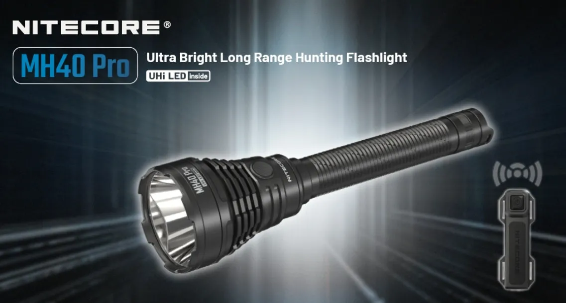 Nitecore MH40 Pro Ultra Bright 3500 Lumens Throw 1300m Flashlight