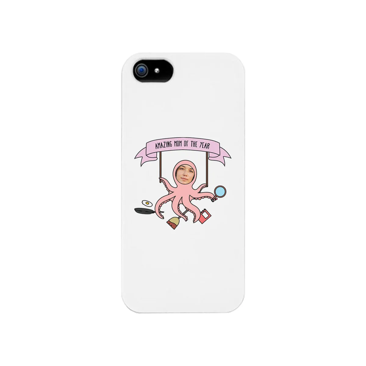 Octopus Mom Customized Case Personalized Gift