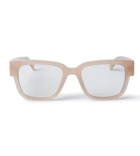 OFF White Unisex Beige Square Optical Frame