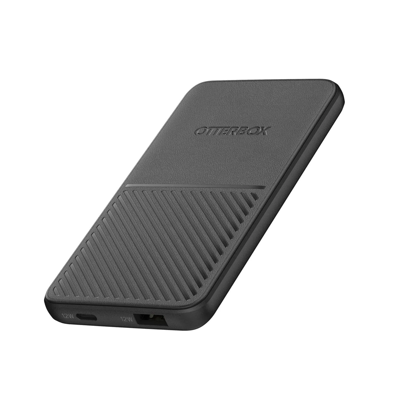 OtterBox 5000mAh USB-A / USB-C 12W Power Bank - Black