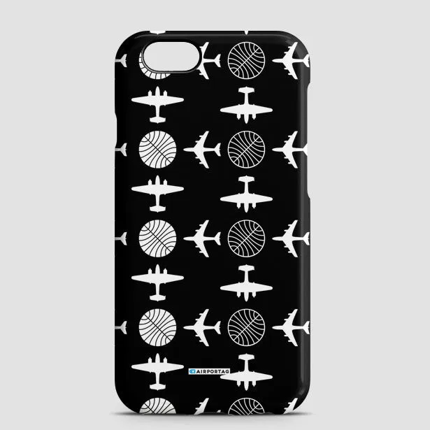 Pan Am Plane Pattern - Phone Case