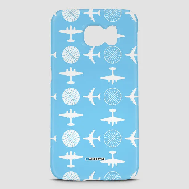 Pan Am Plane Pattern - Phone Case