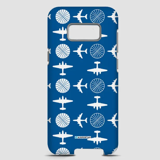 Pan Am Plane Pattern - Phone Case