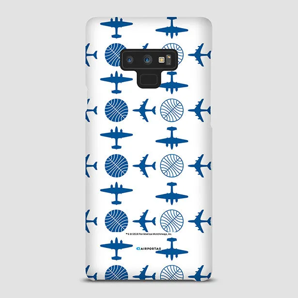 Pan Am Plane Pattern - Phone Case