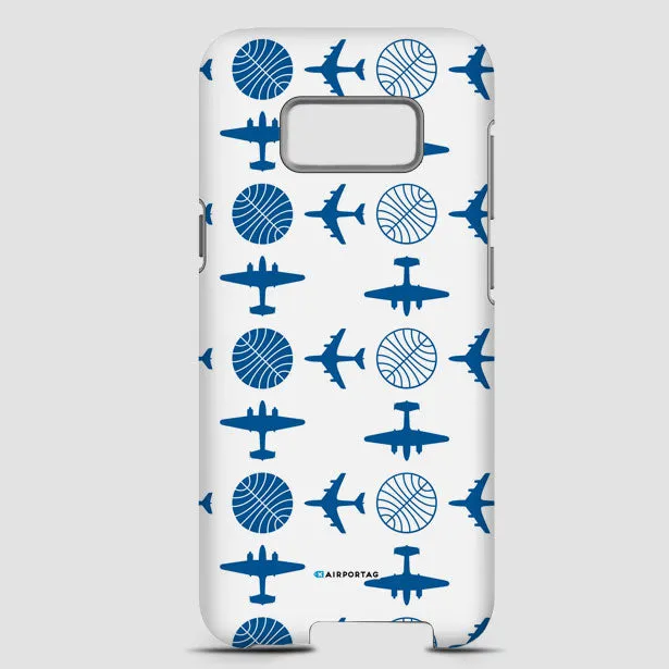 Pan Am Plane Pattern - Phone Case