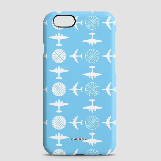 Pan Am Plane Pattern - Phone Case