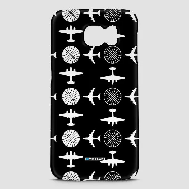 Pan Am Plane Pattern - Phone Case