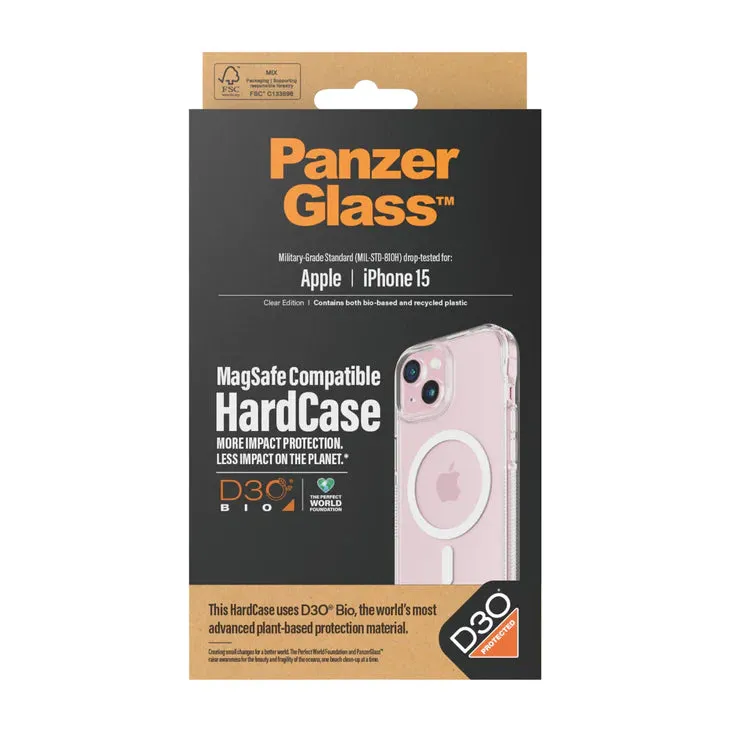 PanzerGlass Hard Case Magsafe Compatible with D30 for iPhone 15 Series