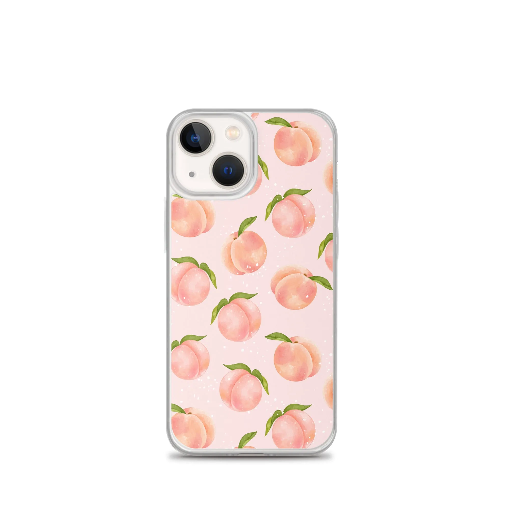 Peach iPhone 14 Pro Max Case, Fruit Print Cute Gift Aesthetic iPhone 13 12 11 Mini SE 2020 XS Max XR X 8 7 Plus Cell Phone Cover