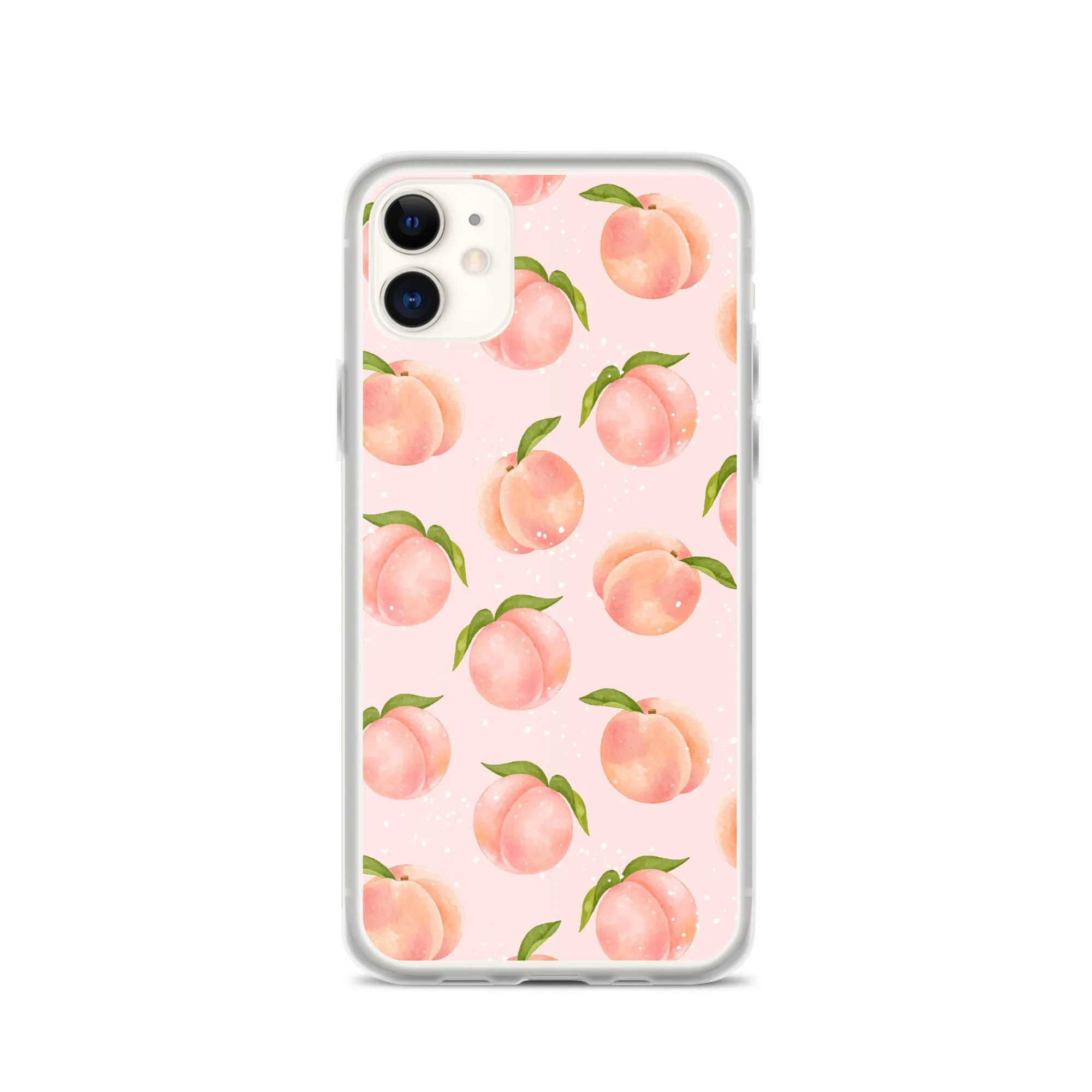 Peach iPhone 14 Pro Max Case, Fruit Print Cute Gift Aesthetic iPhone 13 12 11 Mini SE 2020 XS Max XR X 8 7 Plus Cell Phone Cover