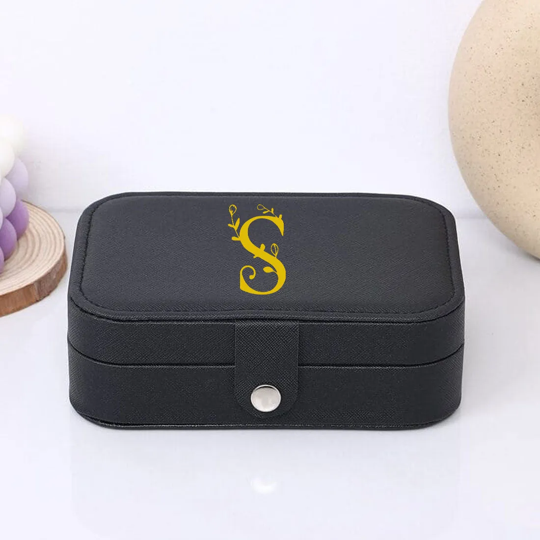 Personalized Jewellery Box for Gifting jewelry Case Earrings Pendant - Monogram