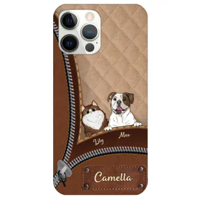 Pet Lover - Custom Name, Pet Lover Texture - Personalized Phone Case