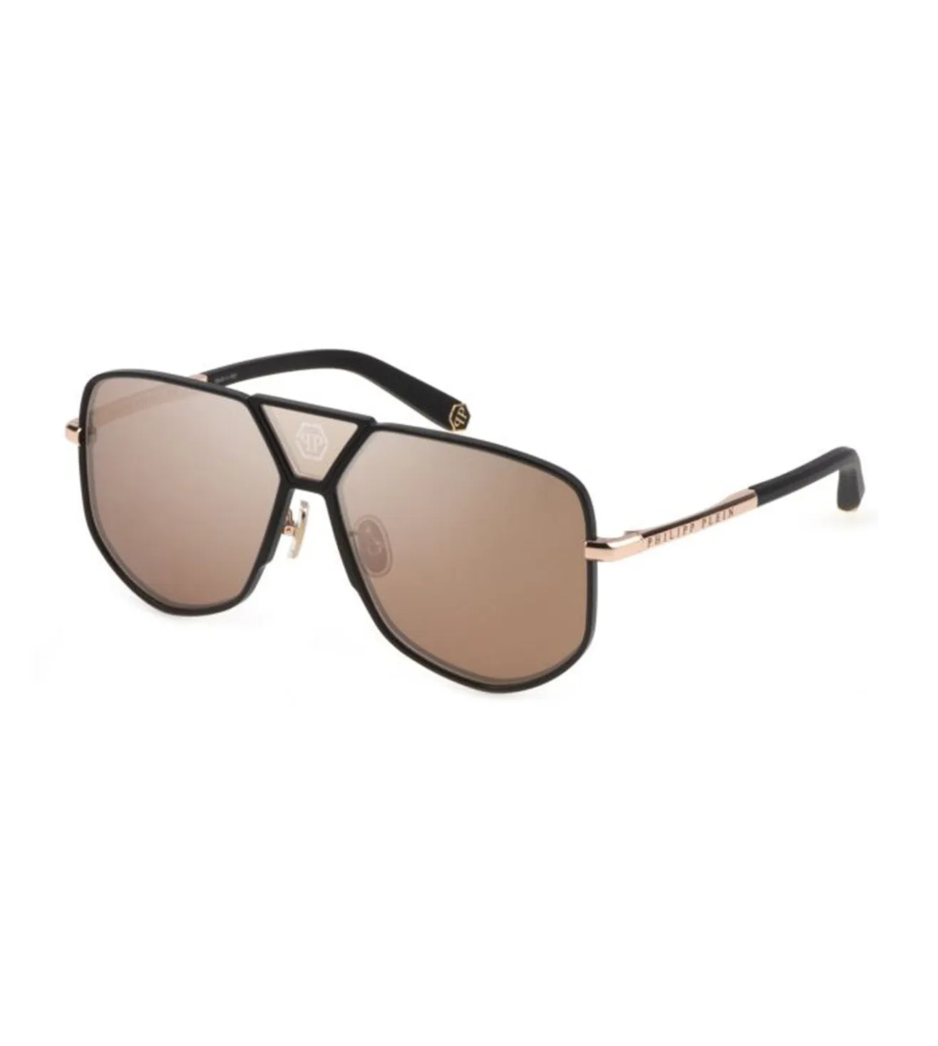 Philipp Plein Men's Brown Square Sunglasses