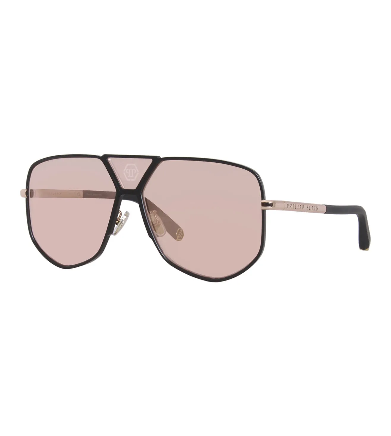 Philipp Plein Men's Brown Square Sunglasses