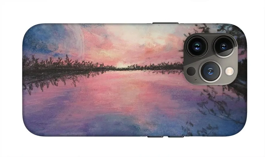 Planet Sunset - Phone Case