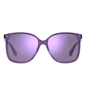 Polaroid Unisex Purple Butterfly Sunglasses