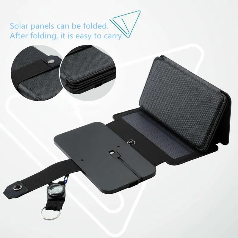 Portable Solar Powered Charger Panel Foldable