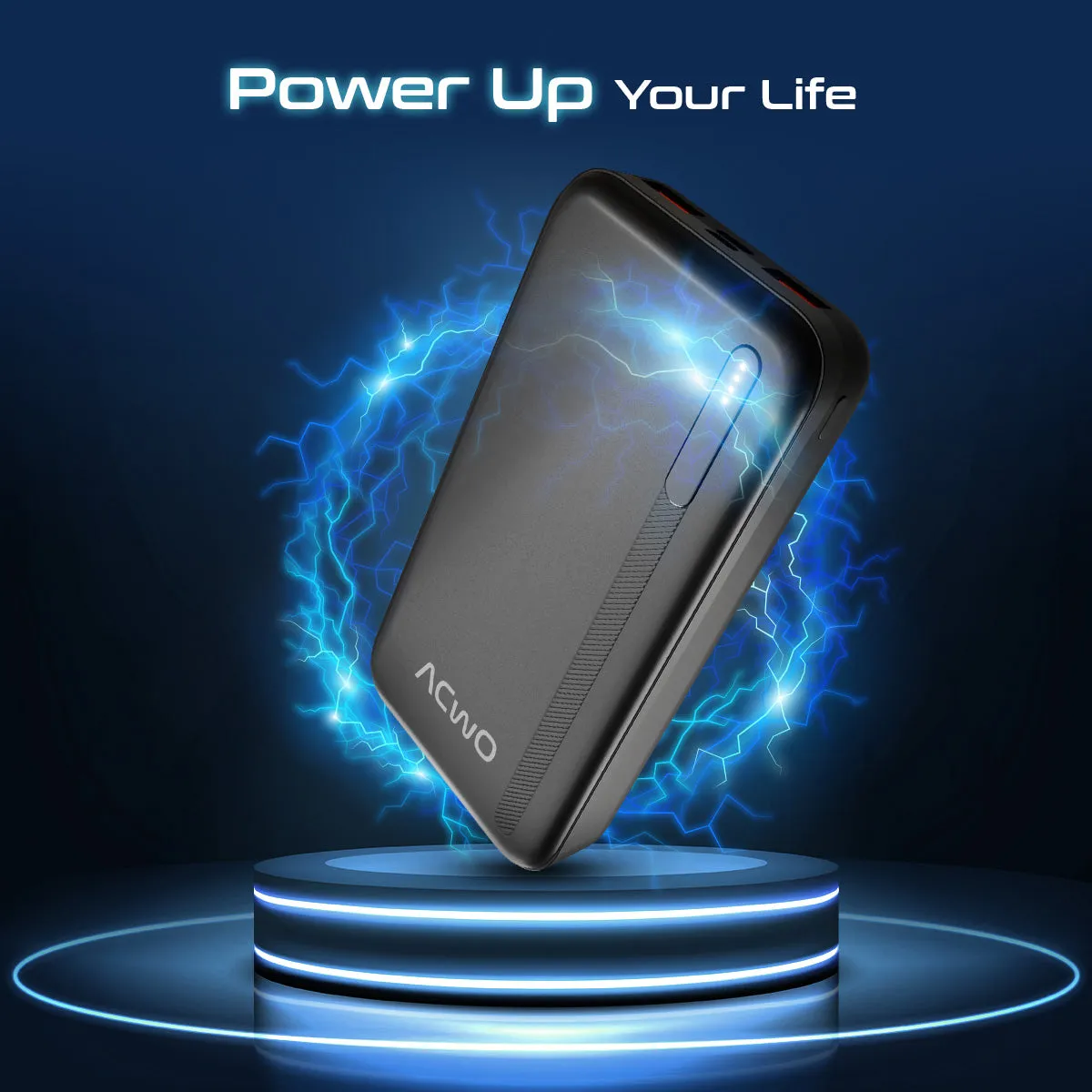 POwER 721 -  20000 mAh Fast Charging  Green Powerbank With 22.5W Output