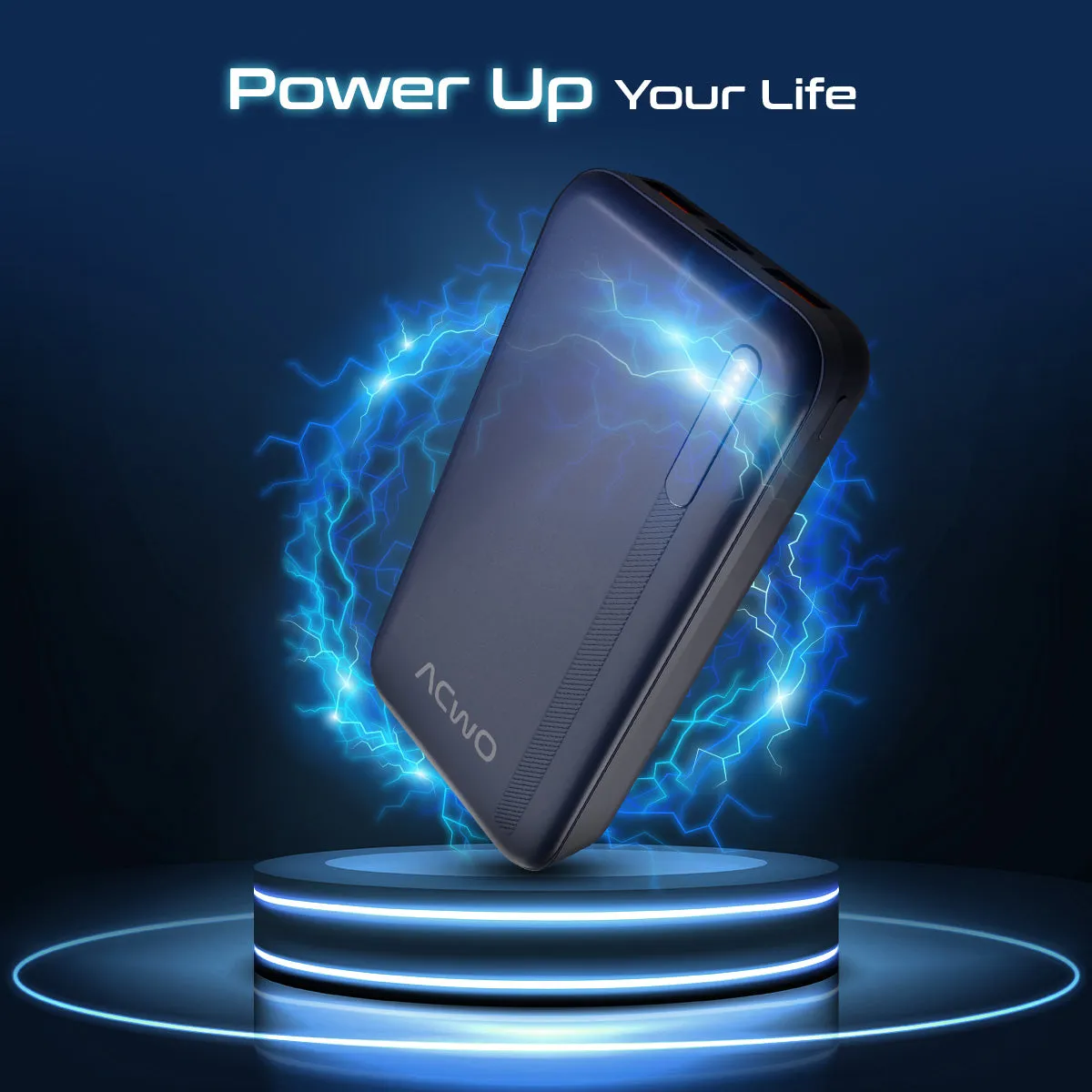 POwER 721 -  20000 mAh Fast Charging  Green Powerbank With 22.5W Output