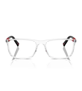 Prada Men's Crystal Rectangular Optical Frame