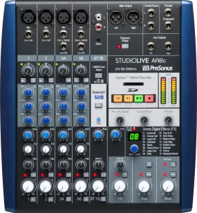 PreSonus StudioLive AR8c 8-channel Mixer / Recorder With USB-C