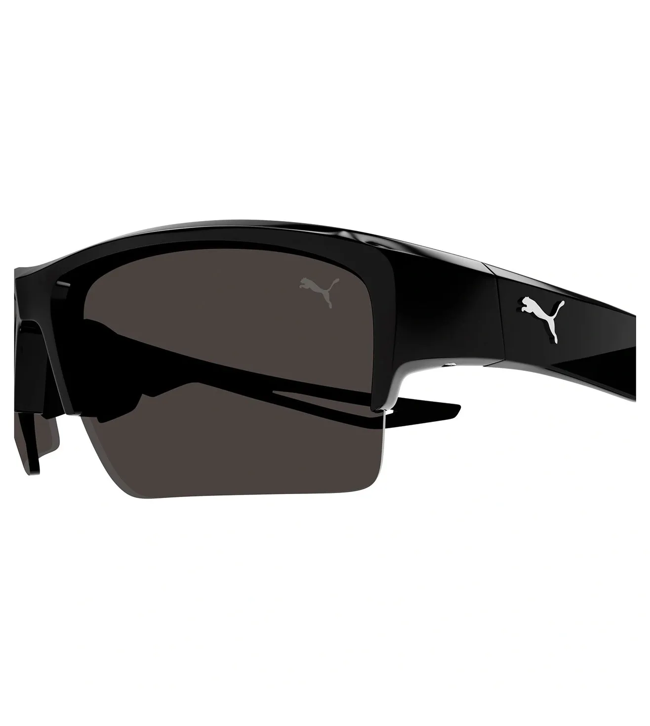 Puma Men's Smoke Wrap Around Sunglasses