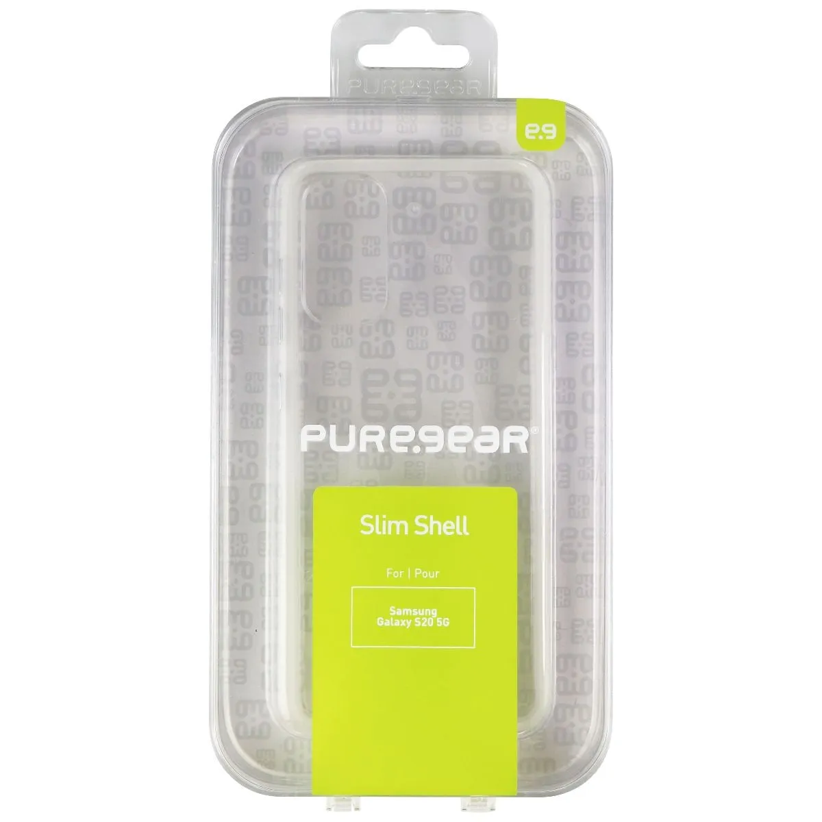 PureGear Slim Shell Series Case for Samsung Galaxy S20 5G - Clear/Frost